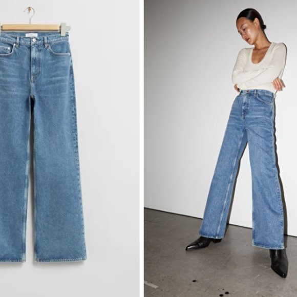 & Other Stories Wide Cut Jeans - Picture 2 of 6